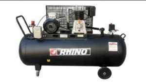 COMPRESSEUR RHINO 300L DOUBLE PISTON - 5,5HP -8BAR - 380V