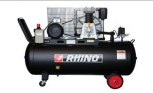 COMPRESSEUR RHINO 200L DOUBLE PISTON - 4HP - 8BAR - 220V